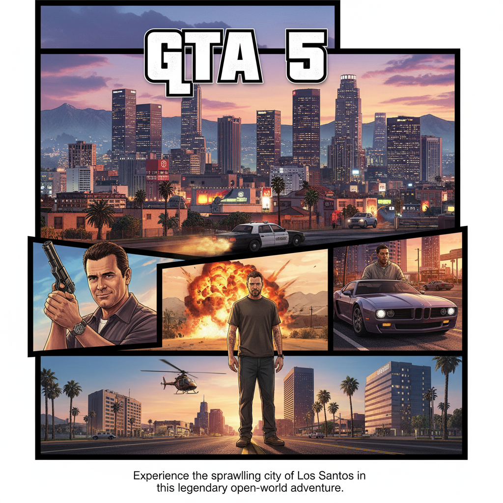 GTA 5 Cover Art
